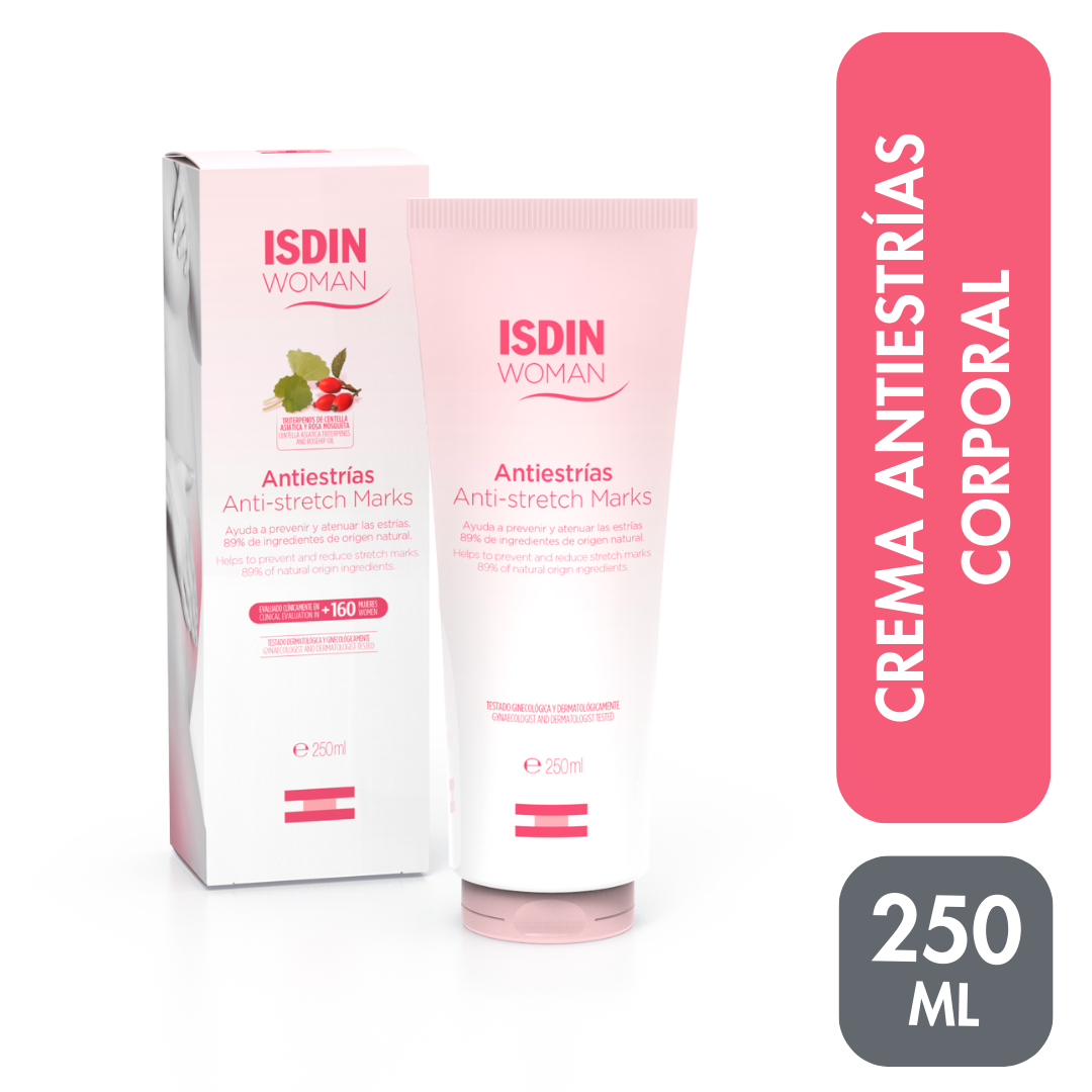 Crema Antiestrías ISDIN Woman Tubo x250gr. Crema Antiestrías ISDIN Woman Tubo x250gr.