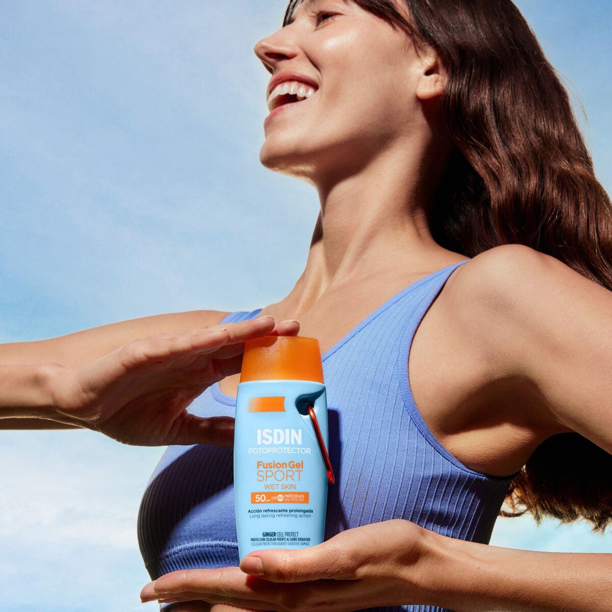 Fotoprotector Isdin Fusion Gel Sport Spf50 Frasco x100ml.