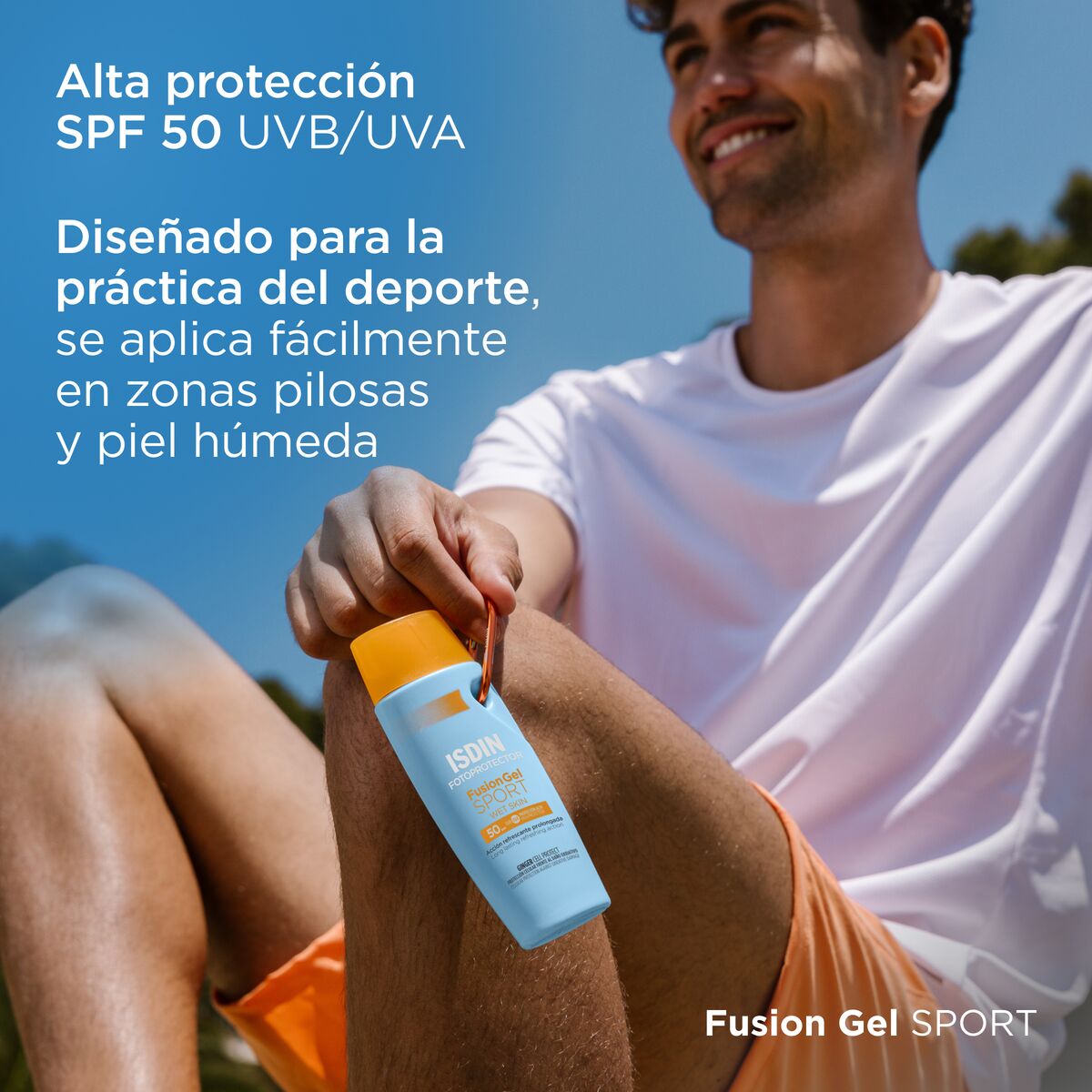 Fotoprotector Isdin Fusion Gel Sport Spf50 Frasco x100ml.