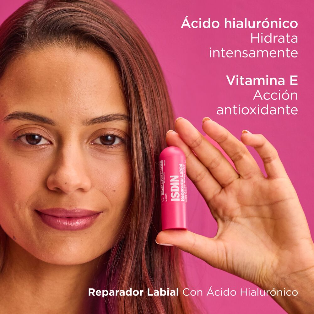 Isdin Reparador Labial Color Rosa
