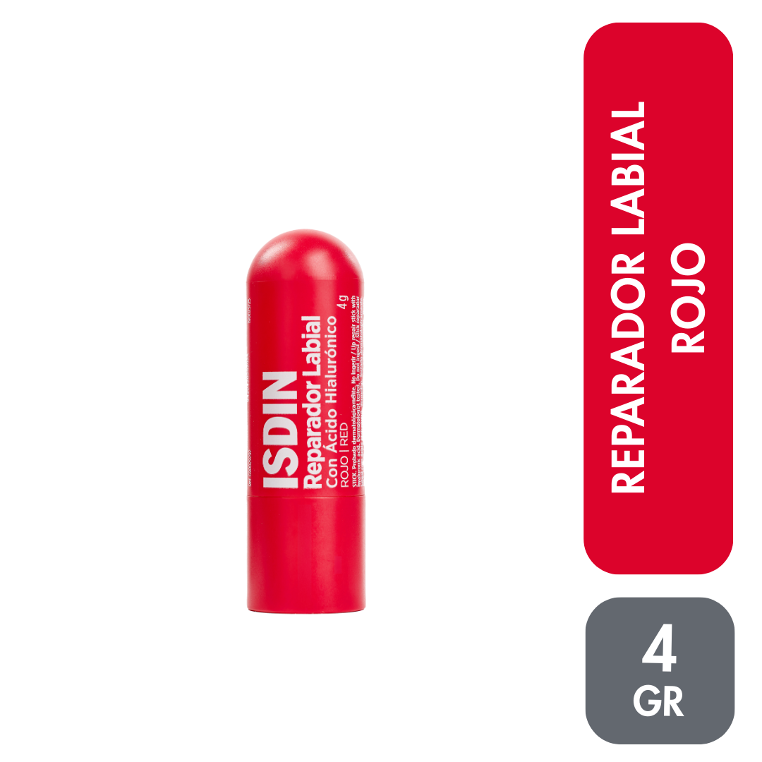 Isdin Reparador Labial Color Rojo