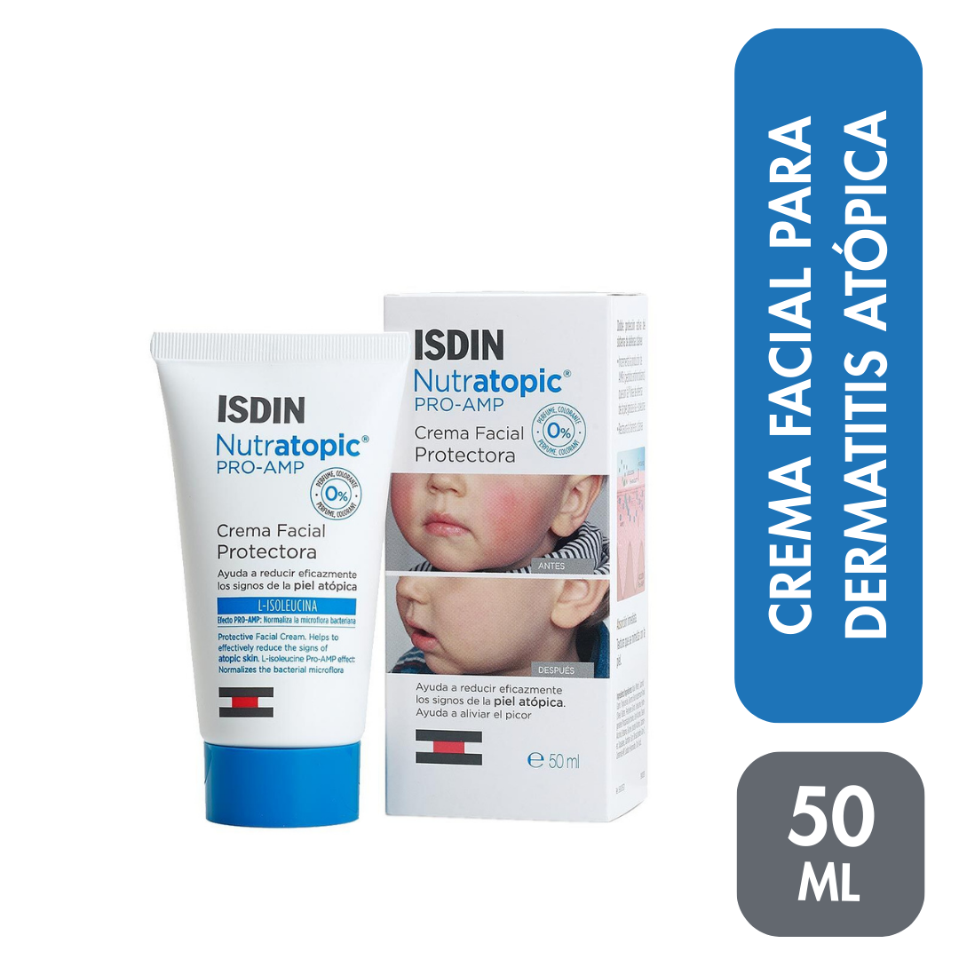 Nutratopic Pro-Amp Crema Facial Isdin Frasco x50ml.