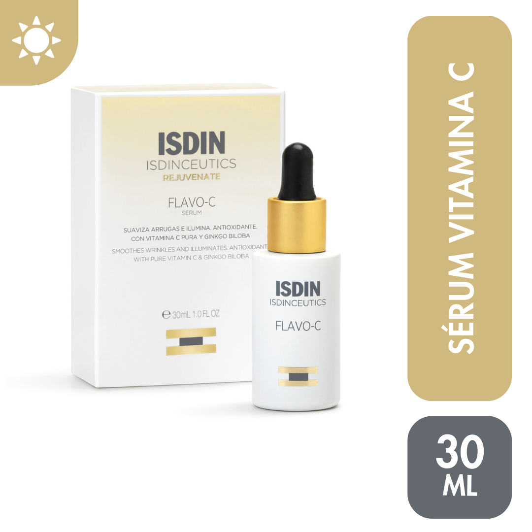Sérum Flavo-C Isdin - Frasco 30 ML Sérum Flavo-C Isdin - Frasco 30 ML