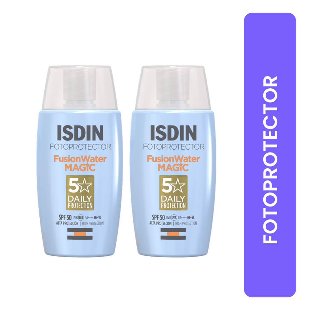 Twopack Fotoprotector ISDIN Fusion Water Magic SPF 50 Twopack Fotoprotector ISDIN Fusion Water Magic SPF 50