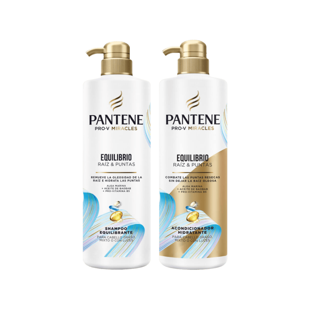 Pack Pantene Equilibrio: Shampoo 510ml + Acondicionador 510ml
