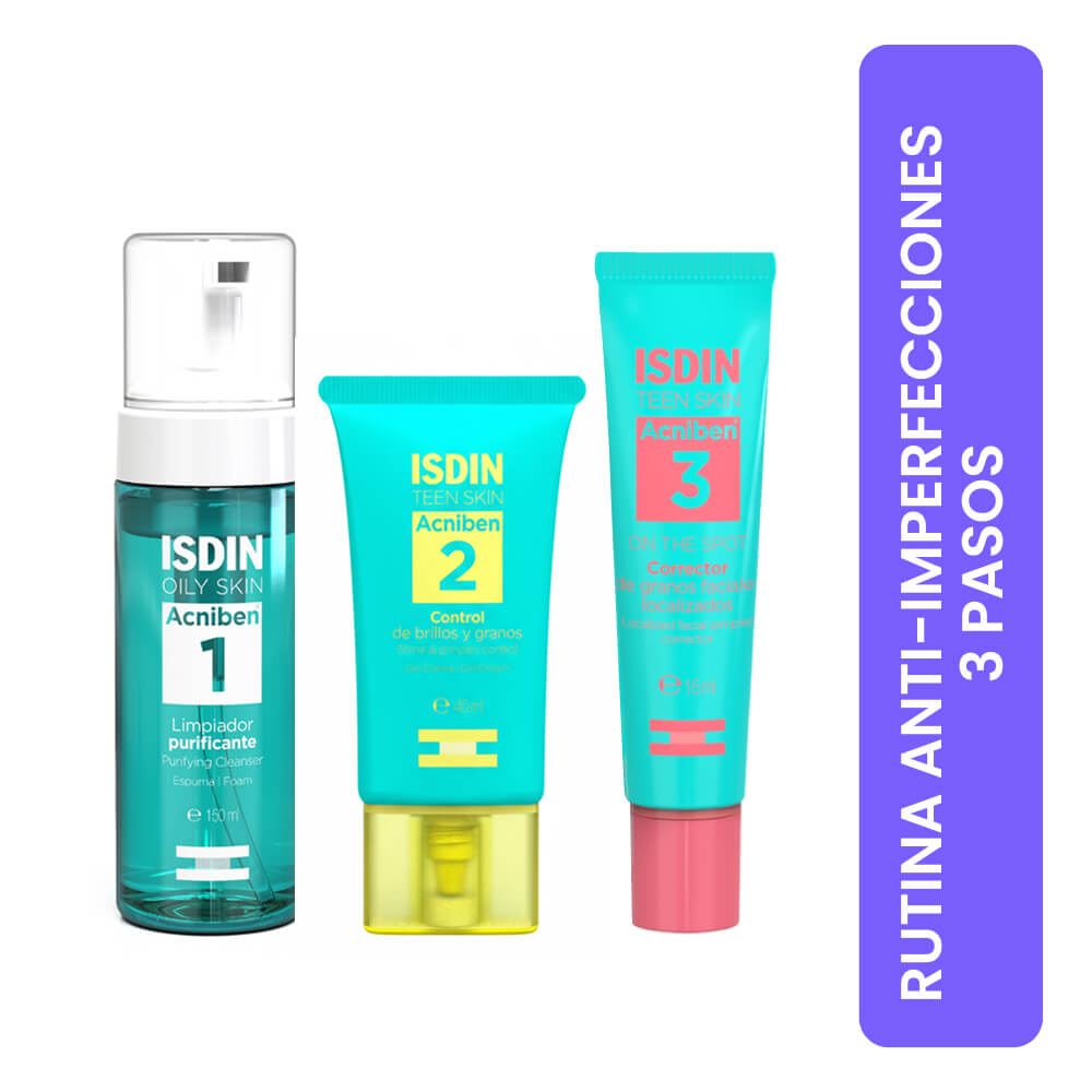 Pack Isdin Acniben Antiacné 3 Pasos Pack Isdin Acniben Antiacné 3 Pasos