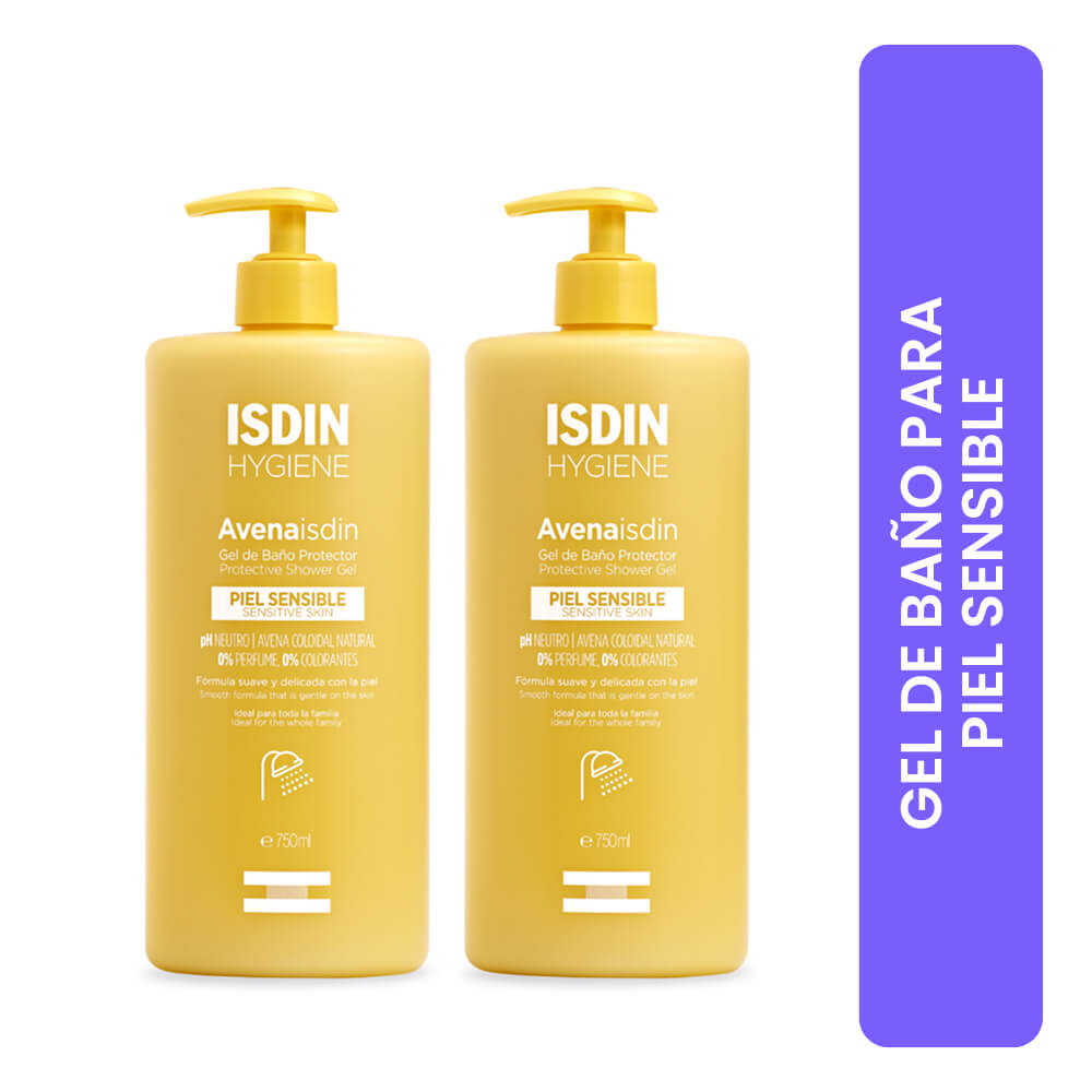 Twopack Gel de baño Isdin Avena piel sensible Twopack Gel de baño Isdin Avena piel sensible