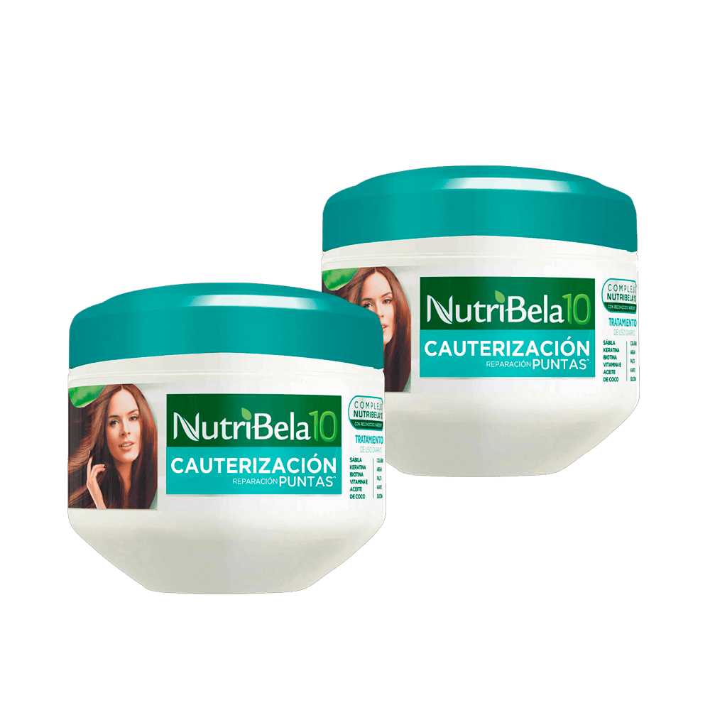 Twopack Nutribela crema de tratamiento cauterización puntas 300ml