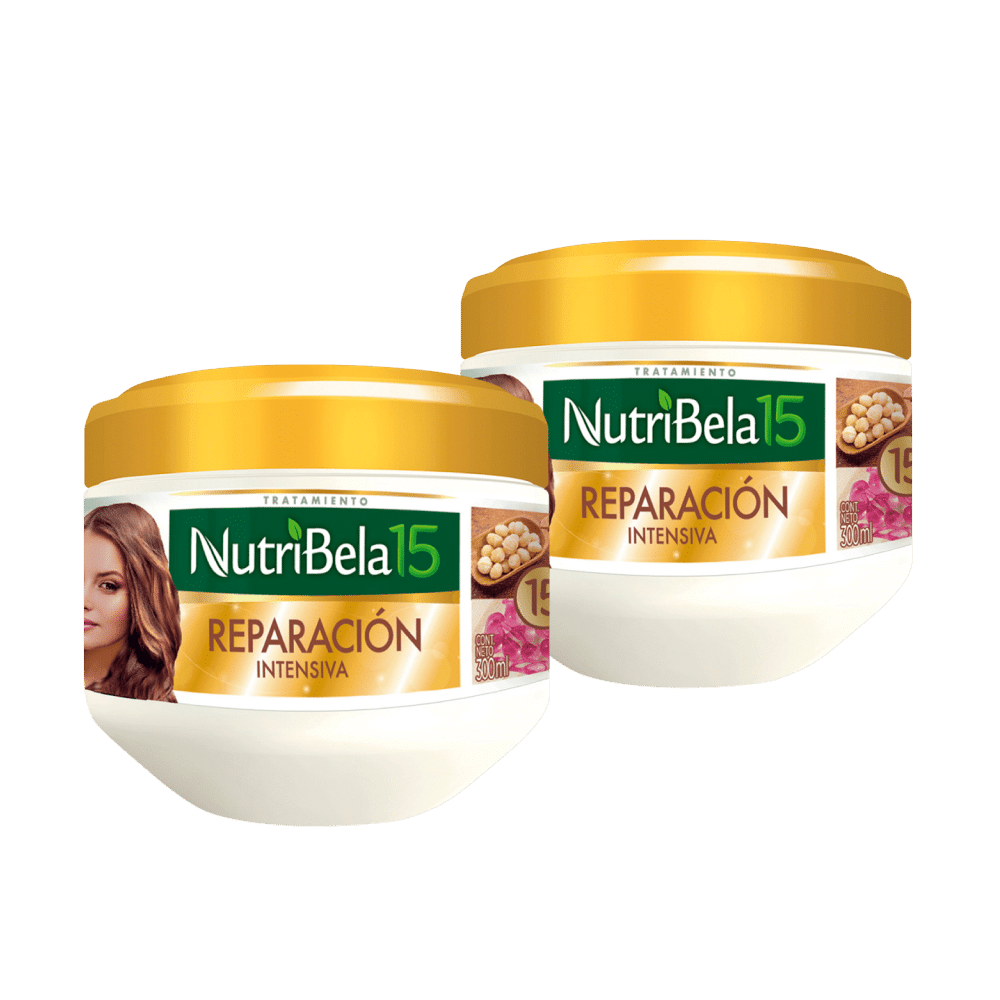 Twopack Nutribela Crema Tratamiento Reparación Intensiva Frasco 300ml