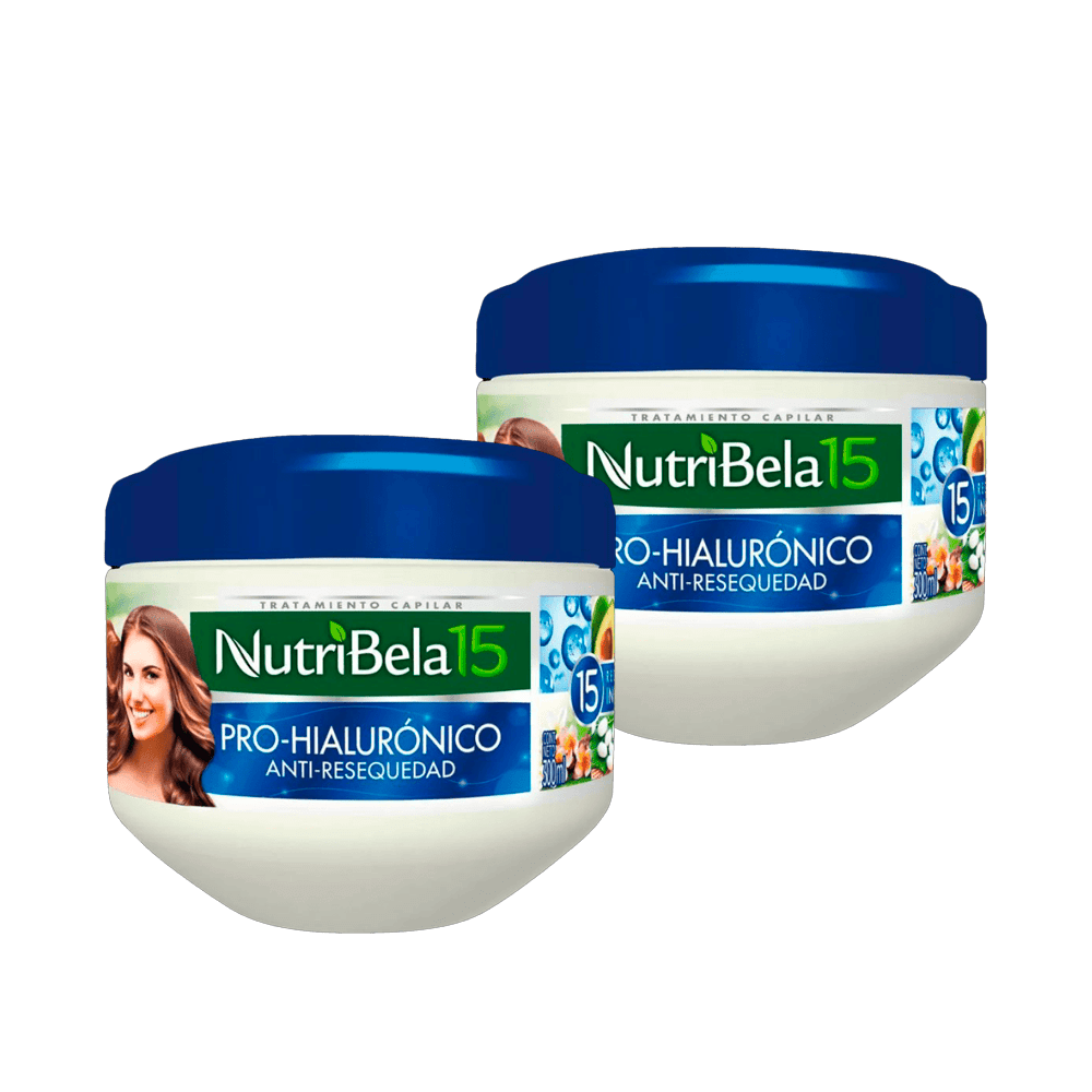 Twopack Crema para el Tratamiento Capilar Nutribela Pro Hialurónico 300ml