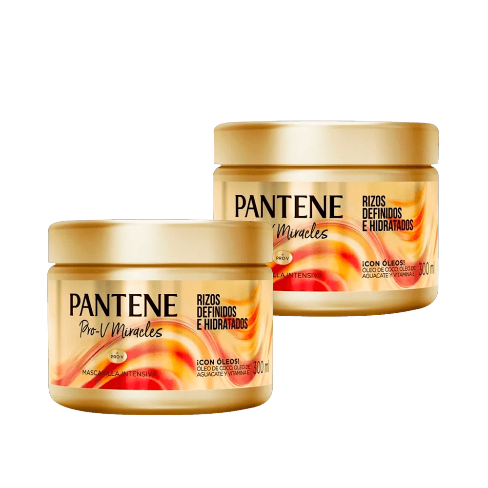 Twopack Mascarilla Capilar Pantene Pro-V Rizos Definidos 300ml