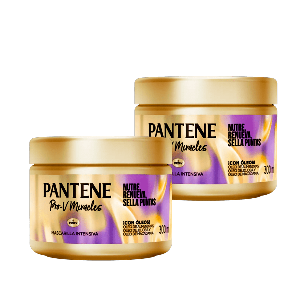 Twopack Mascarilla Capilar Pantene Pro-V Nutre Renueva y Sella 300ml