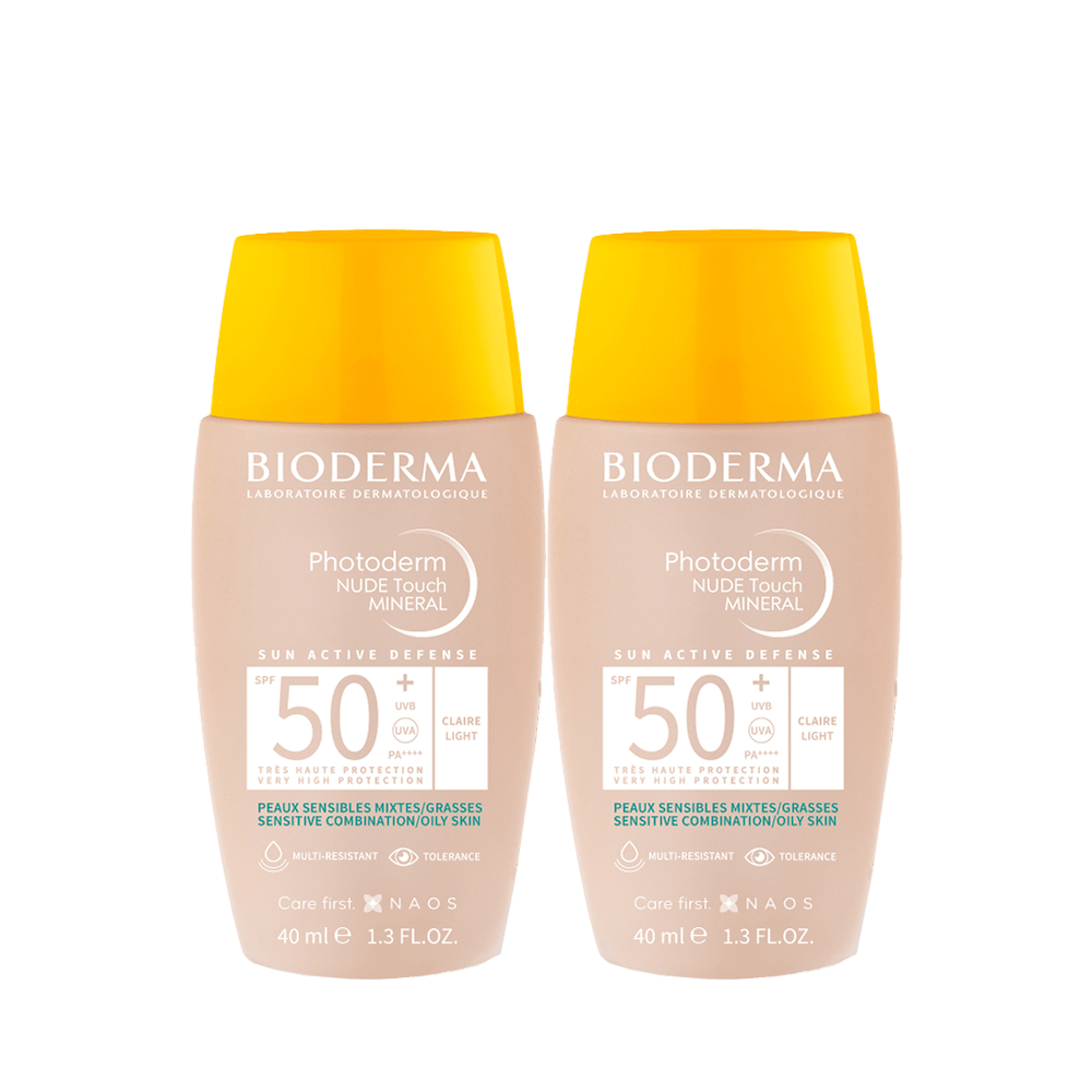 Twopack Photoderm Nude Touch 50+ Claire Tubo 40ml