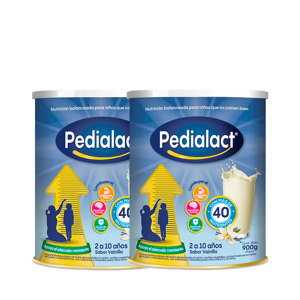 Pack: 02 Pedialact Vainilla Lata x 900 gr.