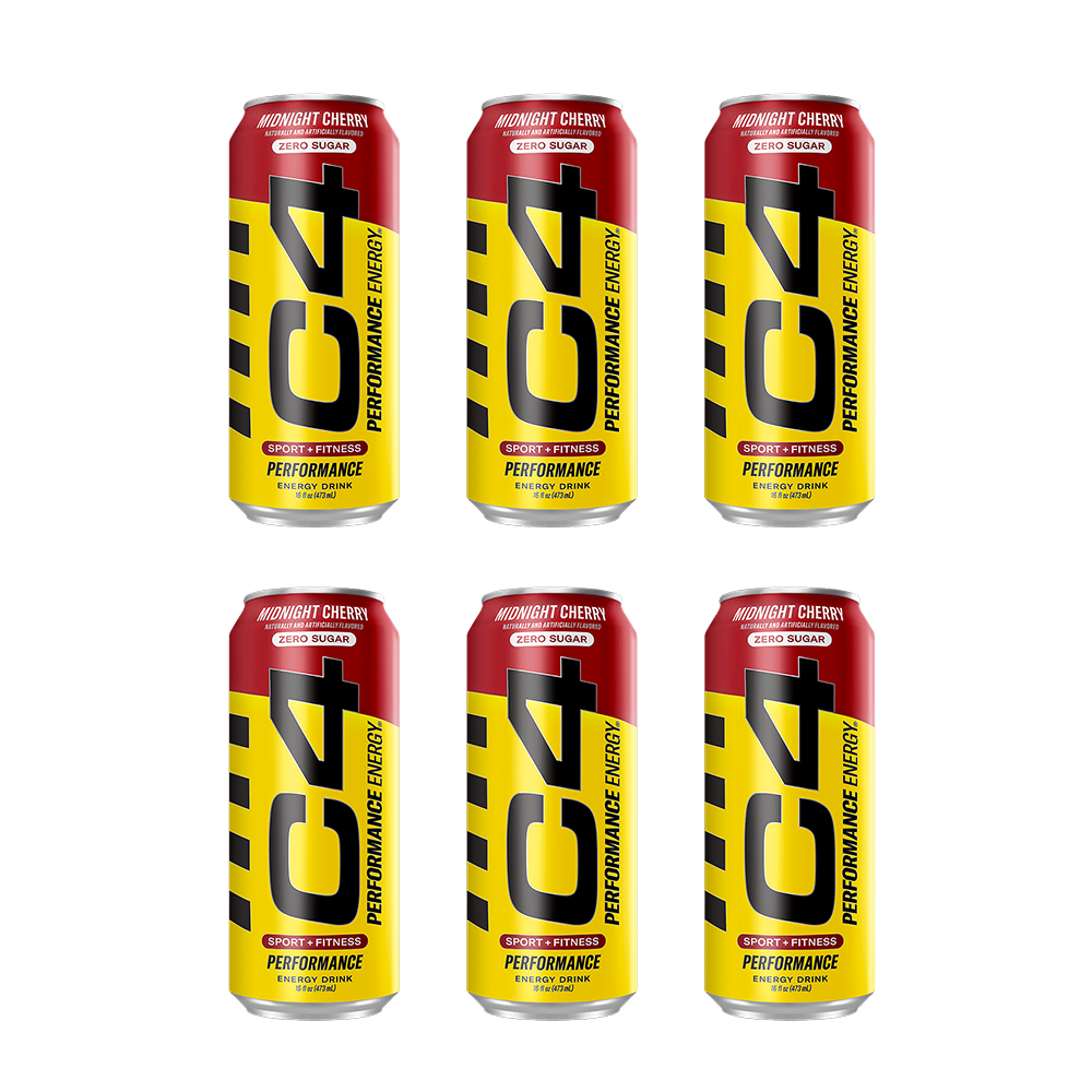 Sixpack C4 Energy Midnight Cherry Lab Nutrition 473ml