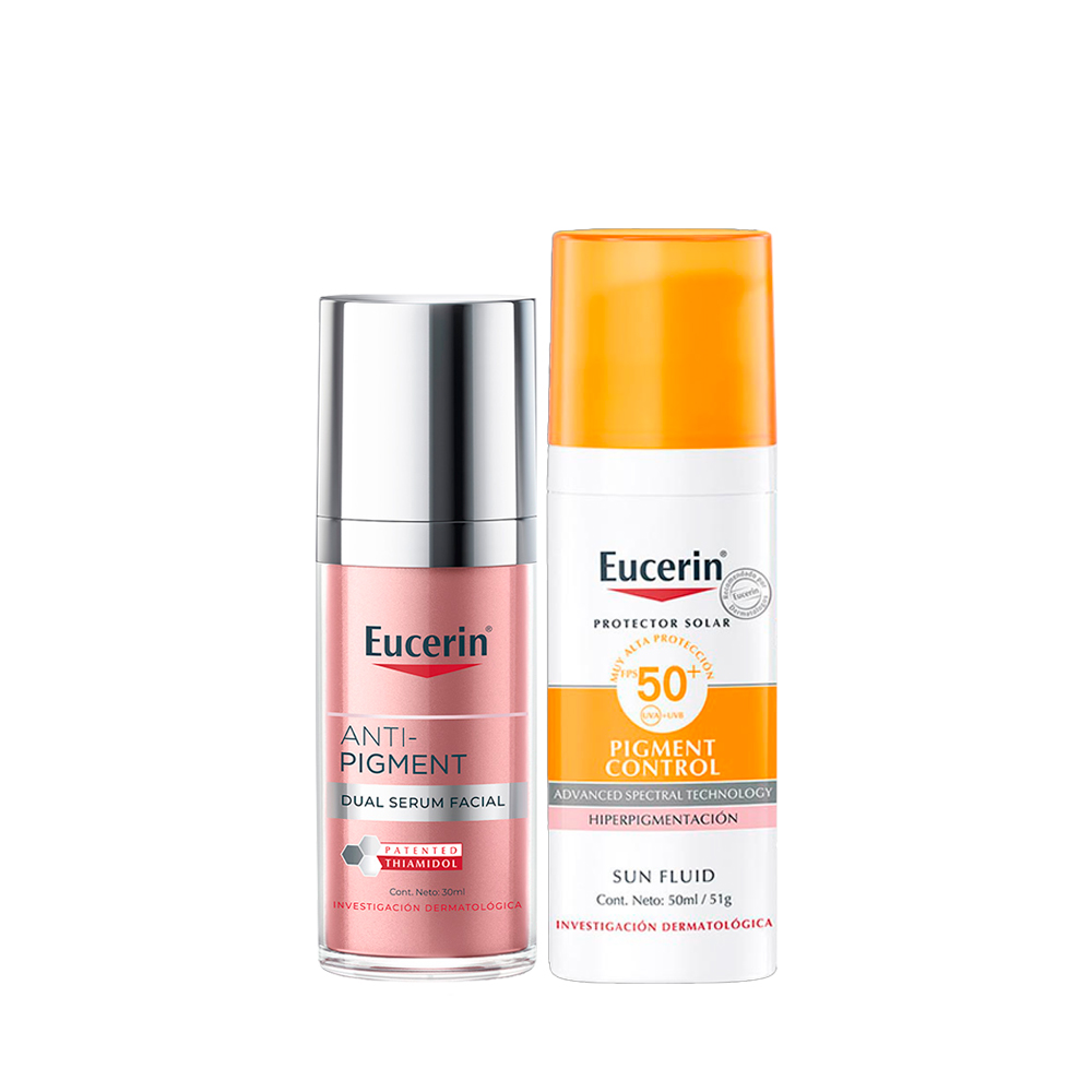 Pack Eucerin Antipigmento Serum Dual + Bloqueador Sun Control FPS50