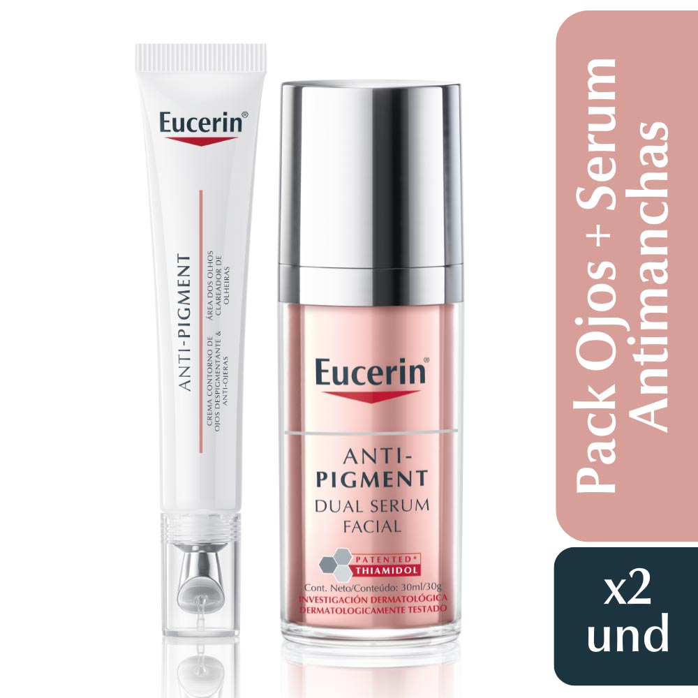 Pack Eucerin Rutina Antimanchas Serum + Contorno de Ojos