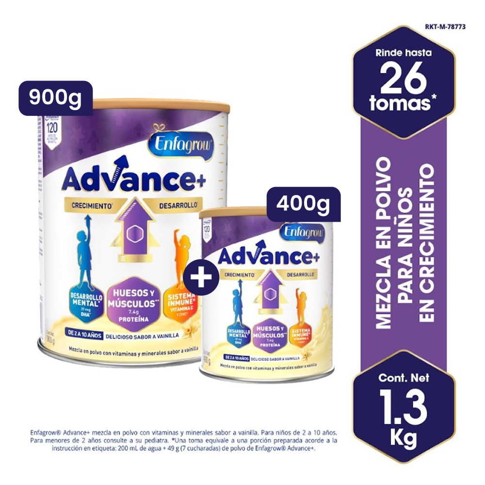 Pack Enfagrow Advance+ 900gr + 400gr Pack Enfagrow Advance+ 900gr + 400gr
