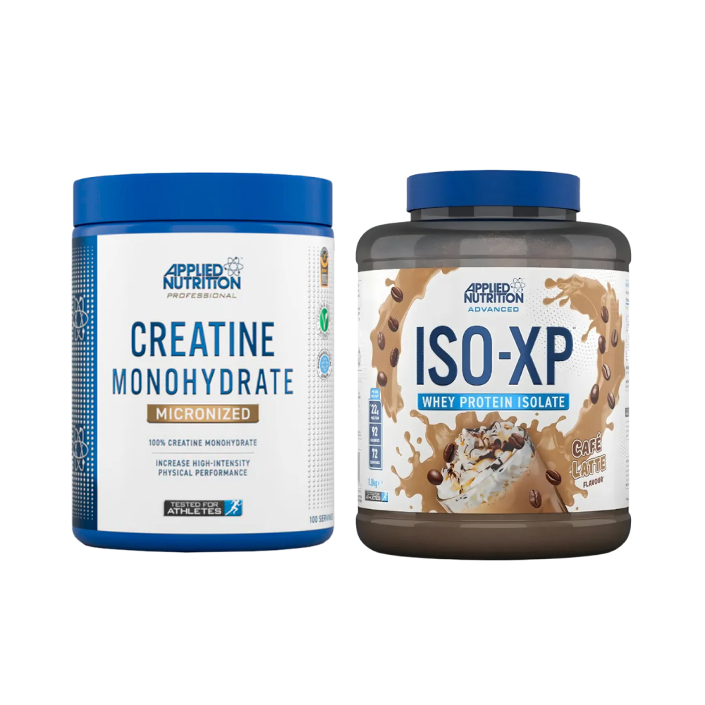 Pack Applied Nutrition: Iso-XP Café Latte + Creatina Monohydrate 500gr Pack Applied Nutrition: Iso-XP Café Latte + Creatina Monohydrate 500gr