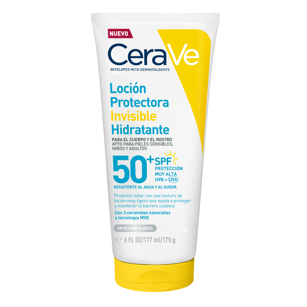 CeraVe Protector Solar Loción Invisible Hidratante SPF50
