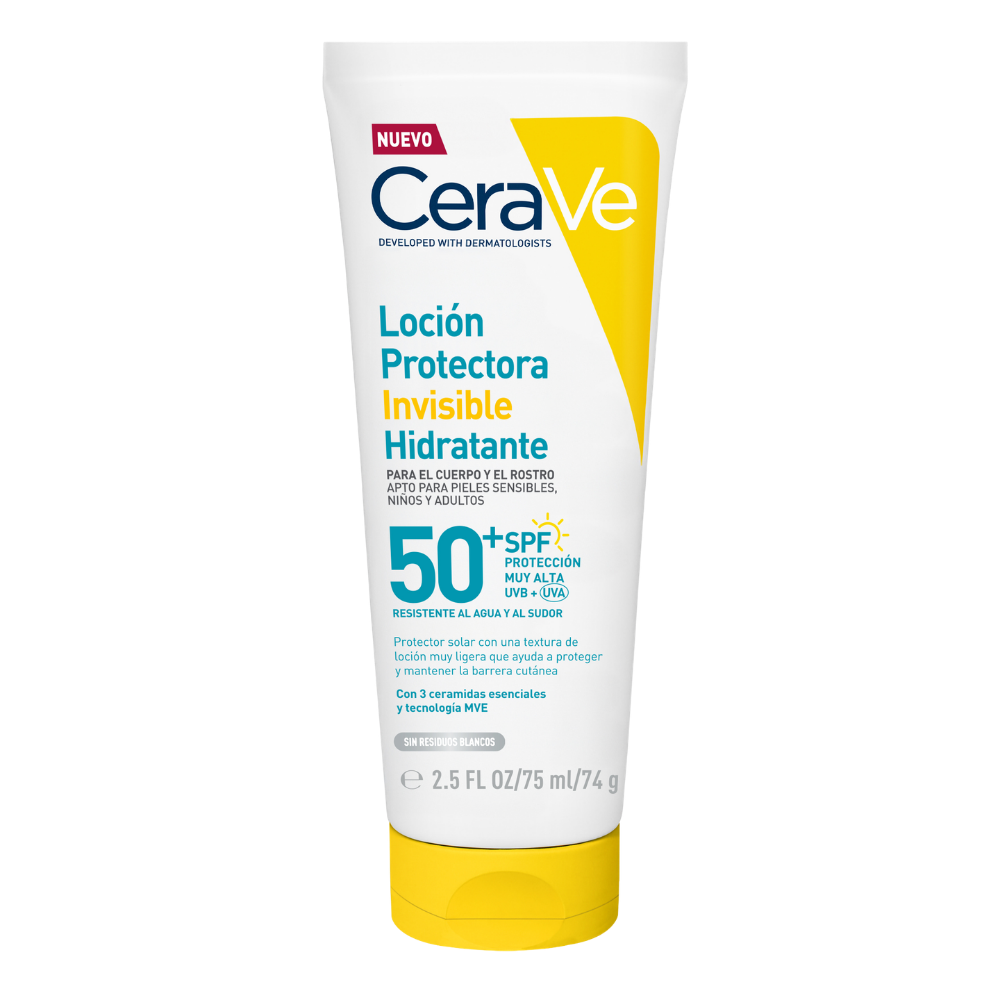 CeraVe Protector Solar Loción Invisible Hidratante SPF50