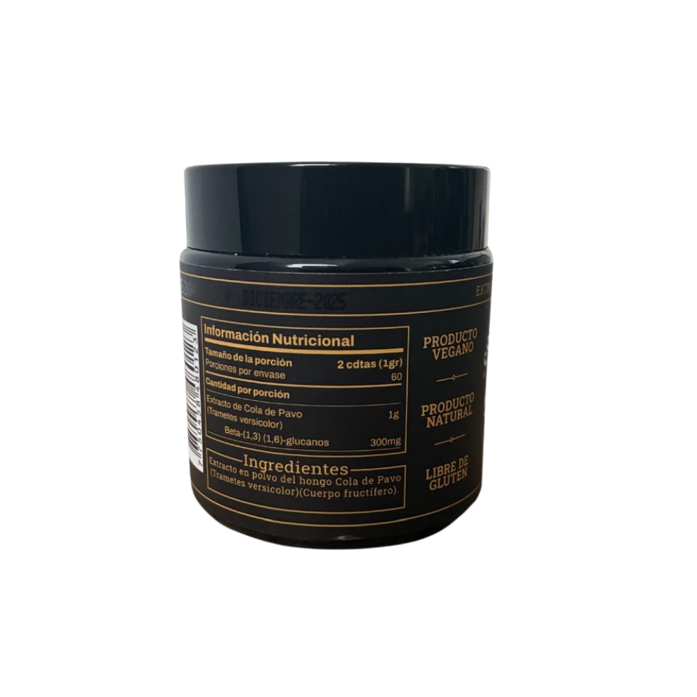 Inmunity Cola De Pavo Mush Naturals En Polvo