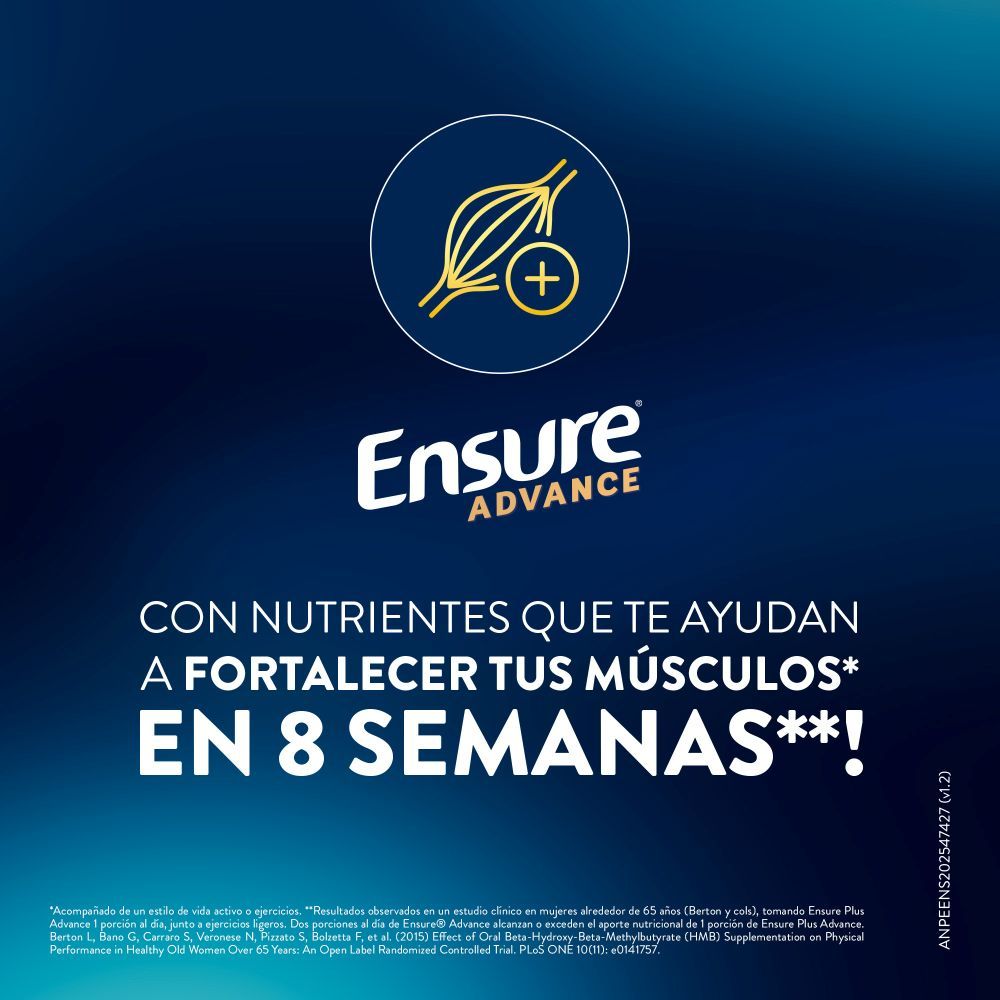 Promo pack: 06 Ensure advance líquido frasco 220 ml sabor Vainilla