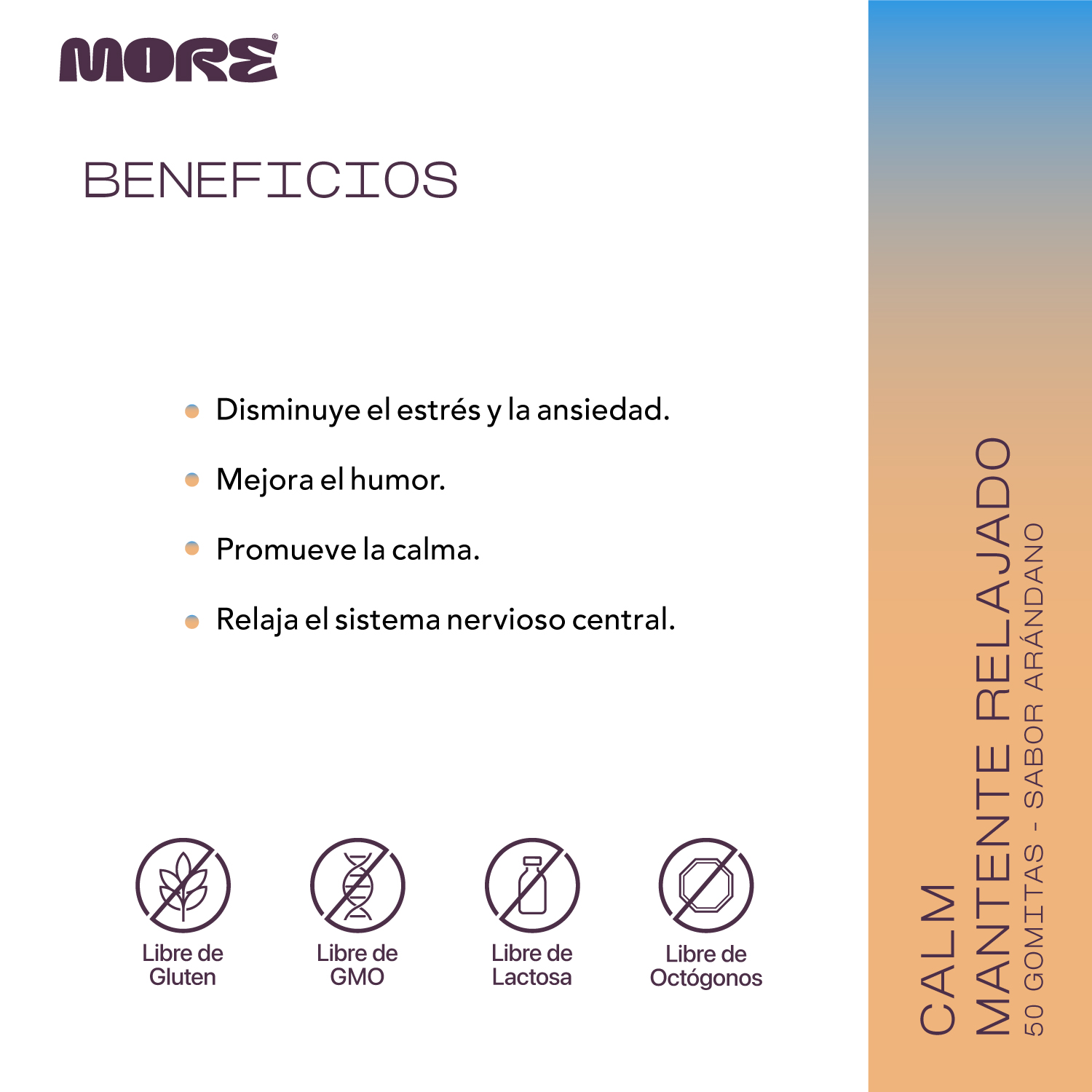 Gomitas MORE Calm