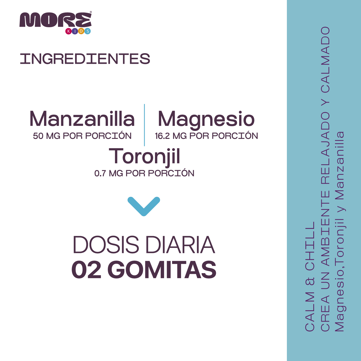 Gomitas MORE Kids Calm & Chill