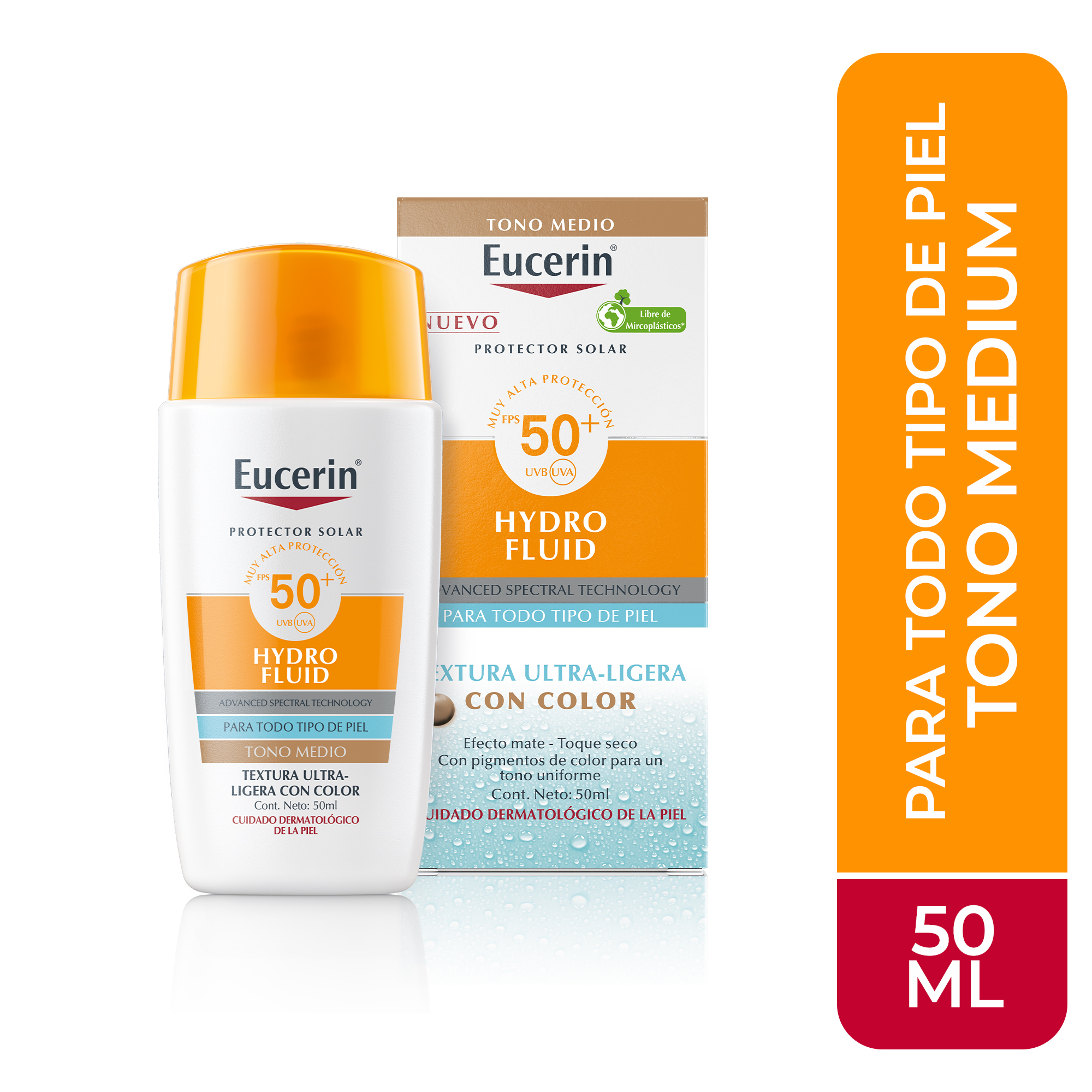 Eucerin Sun Hydro Fluid Tono Medio