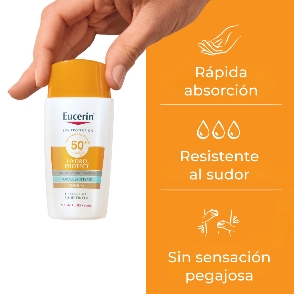 Eucerin Sun Hydro Fluid Tono Medio
