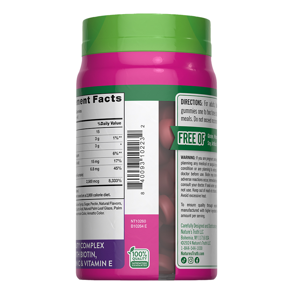Nature's Truth Hair Skin Nails Gummies
