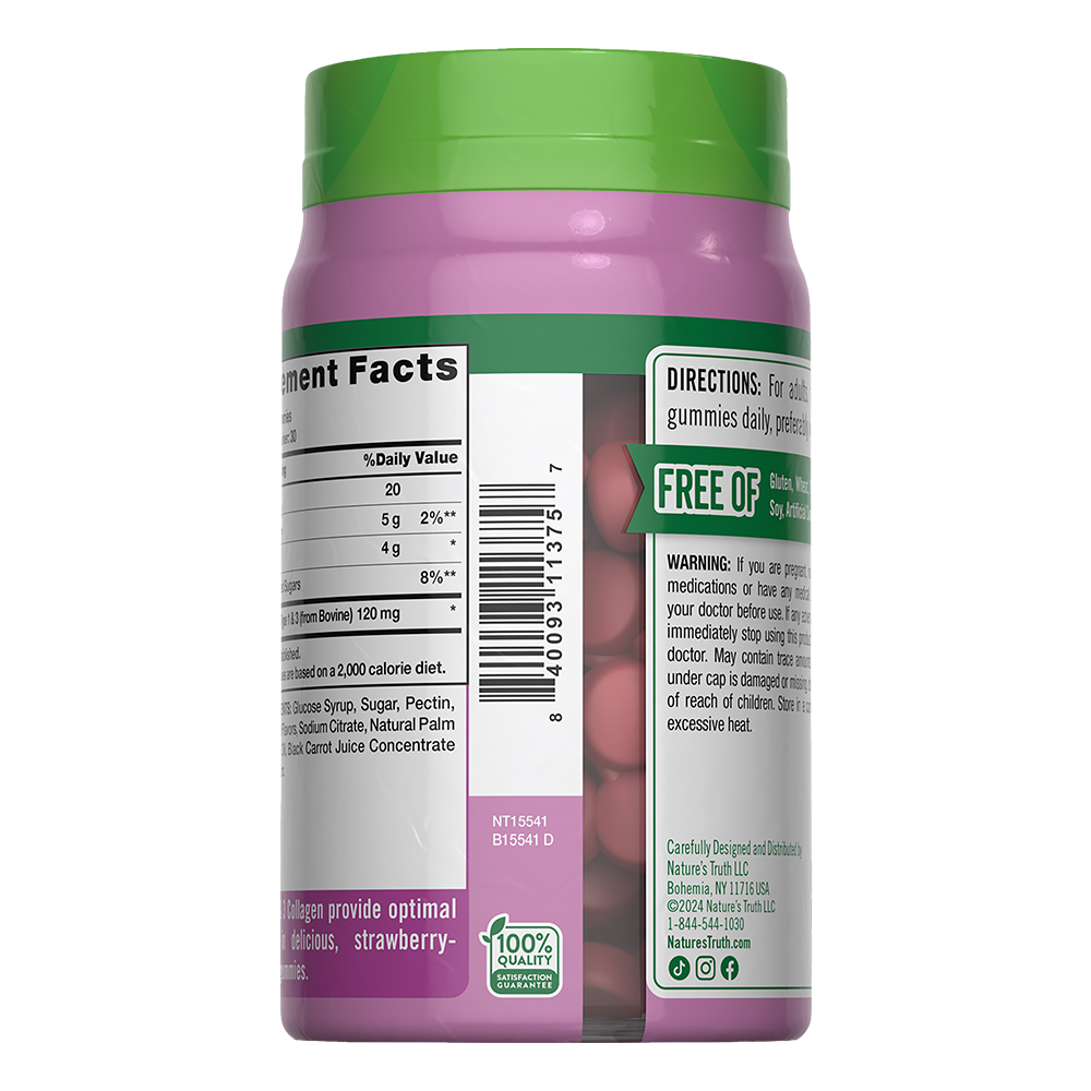 Nature's Truth Collagen Types 1 & 3 Gummies Nature's Truth Collagen Types 1 & 3 Gummies