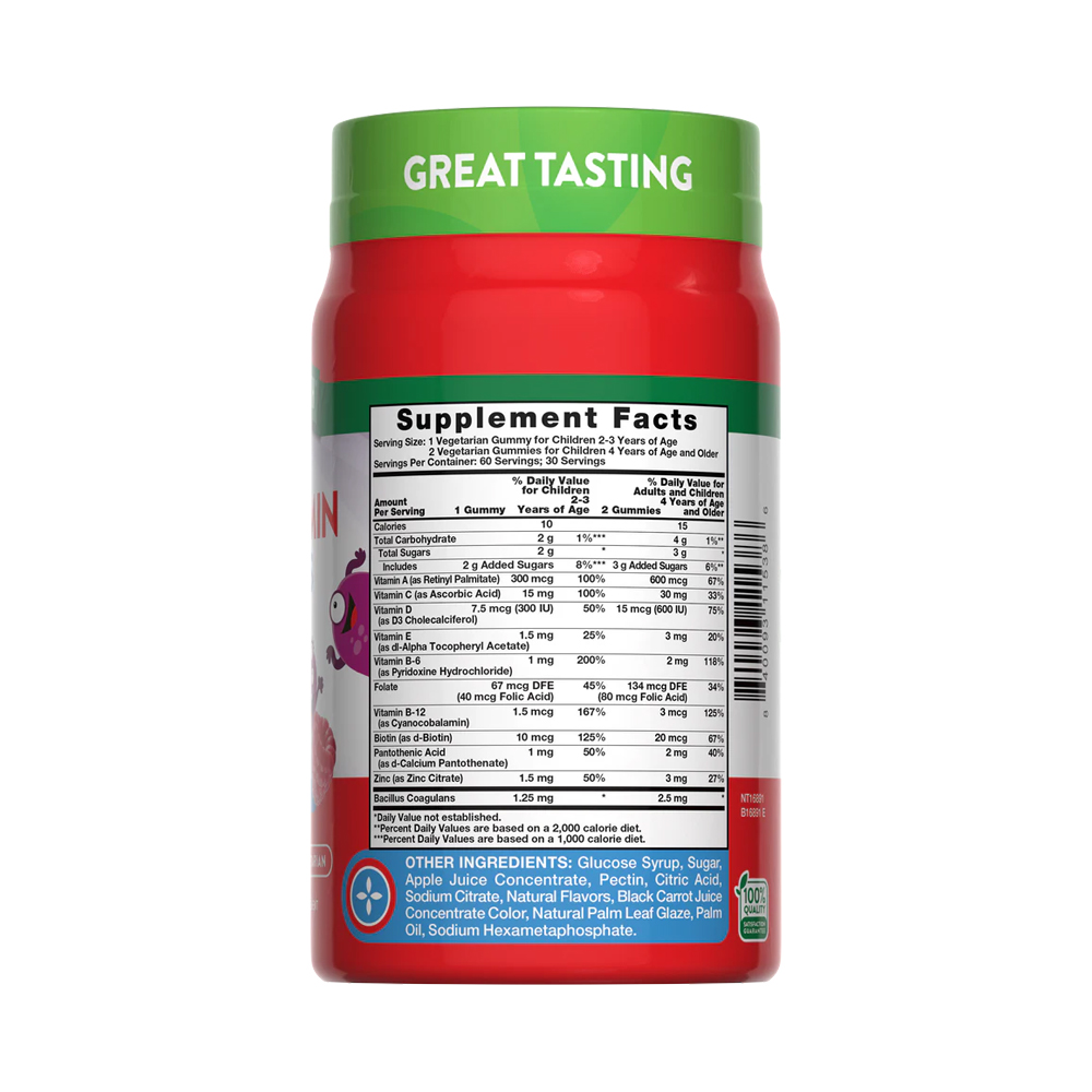 Nature's Truth Kid's Multivitamin + Probiotic Gummies