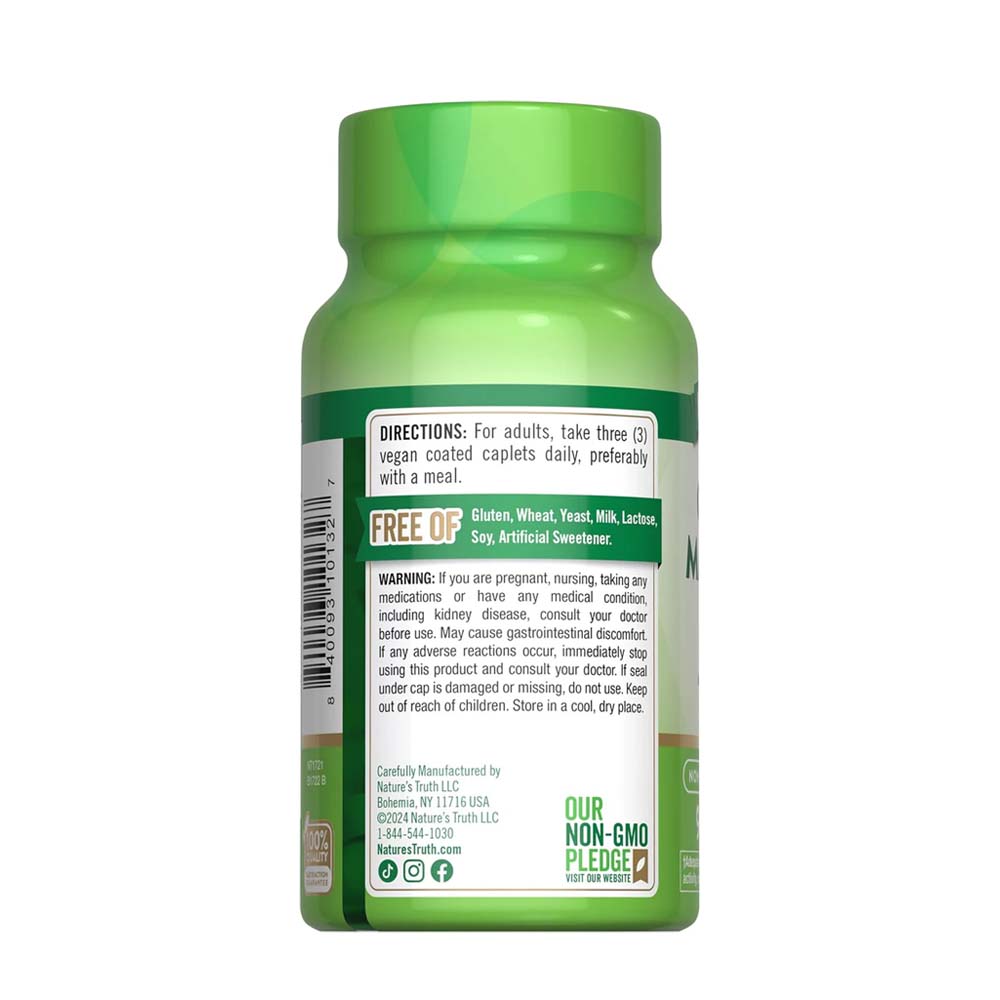 Nature's Truth Calcium Magnesium Zinc Tabletas