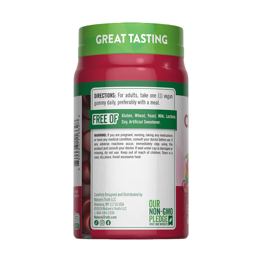 Nature's Truth Cranberry Gummies Nature's Truth Cranberry Gummies