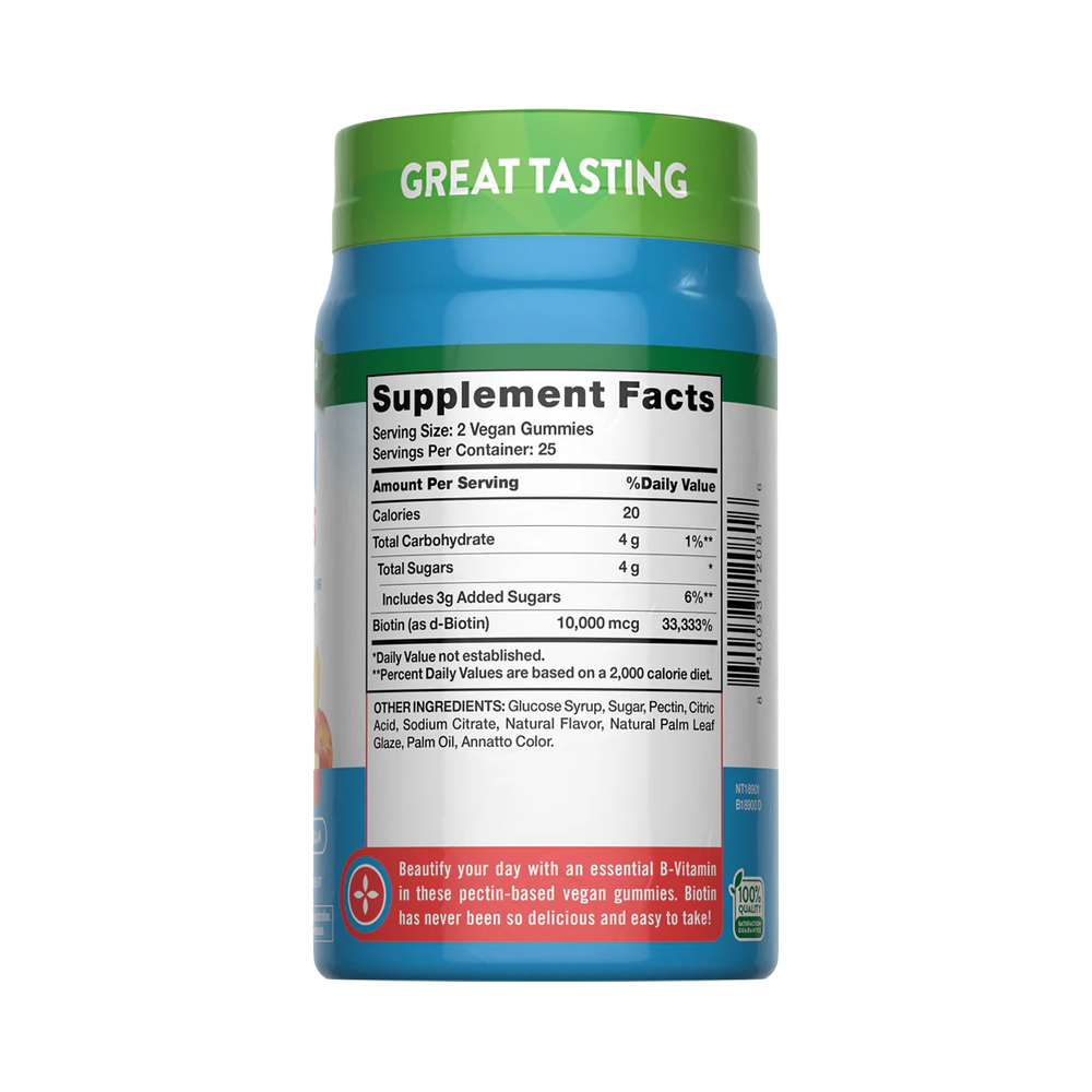 Nature's Truth Biotin 10 000mcg Gummies