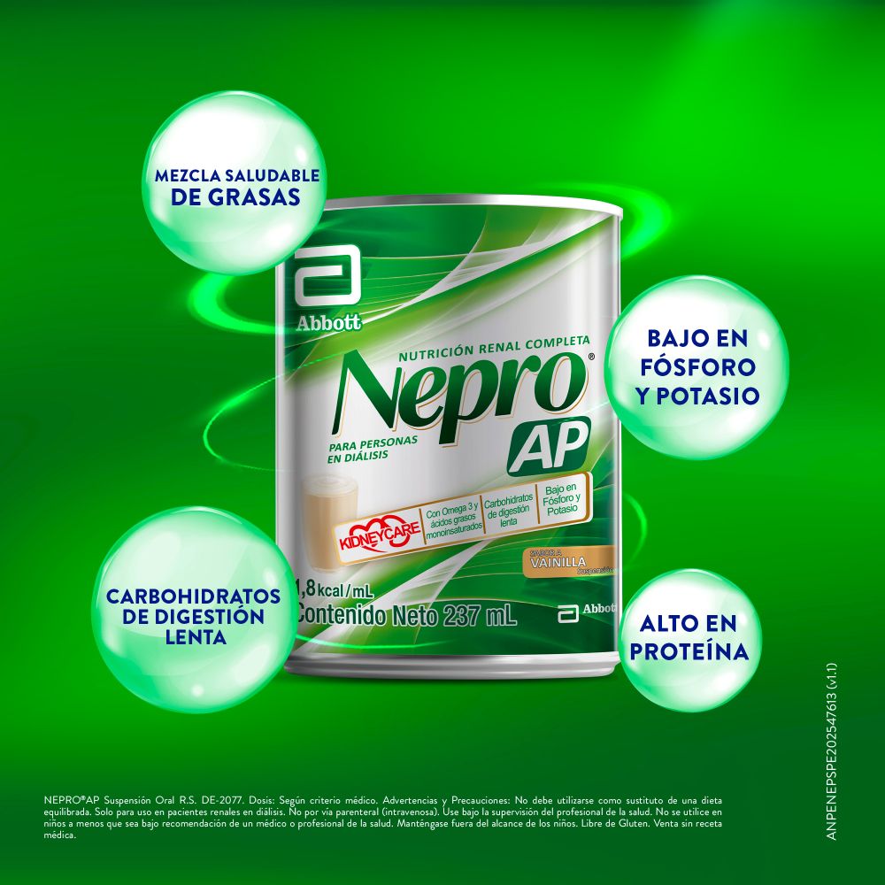 Nepro AP Suspensión Oral Sabor Vainilla