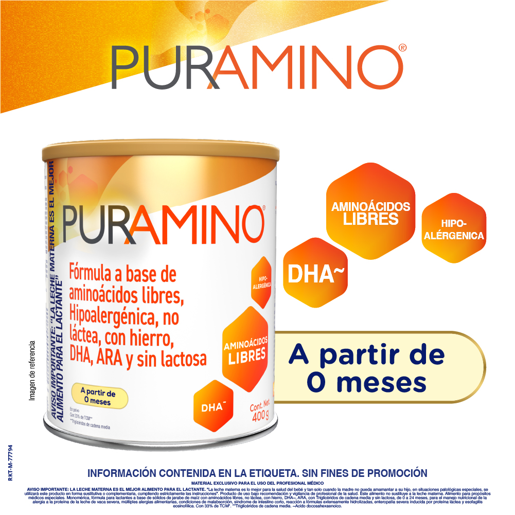 Fórmula Infantil Especializada Puramino Fórmula Infantil Especializada Puramino