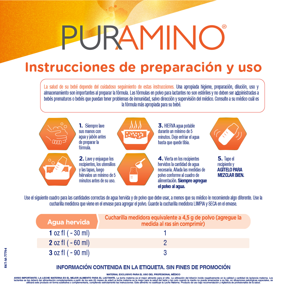 Fórmula Infantil Especializada Puramino Fórmula Infantil Especializada Puramino