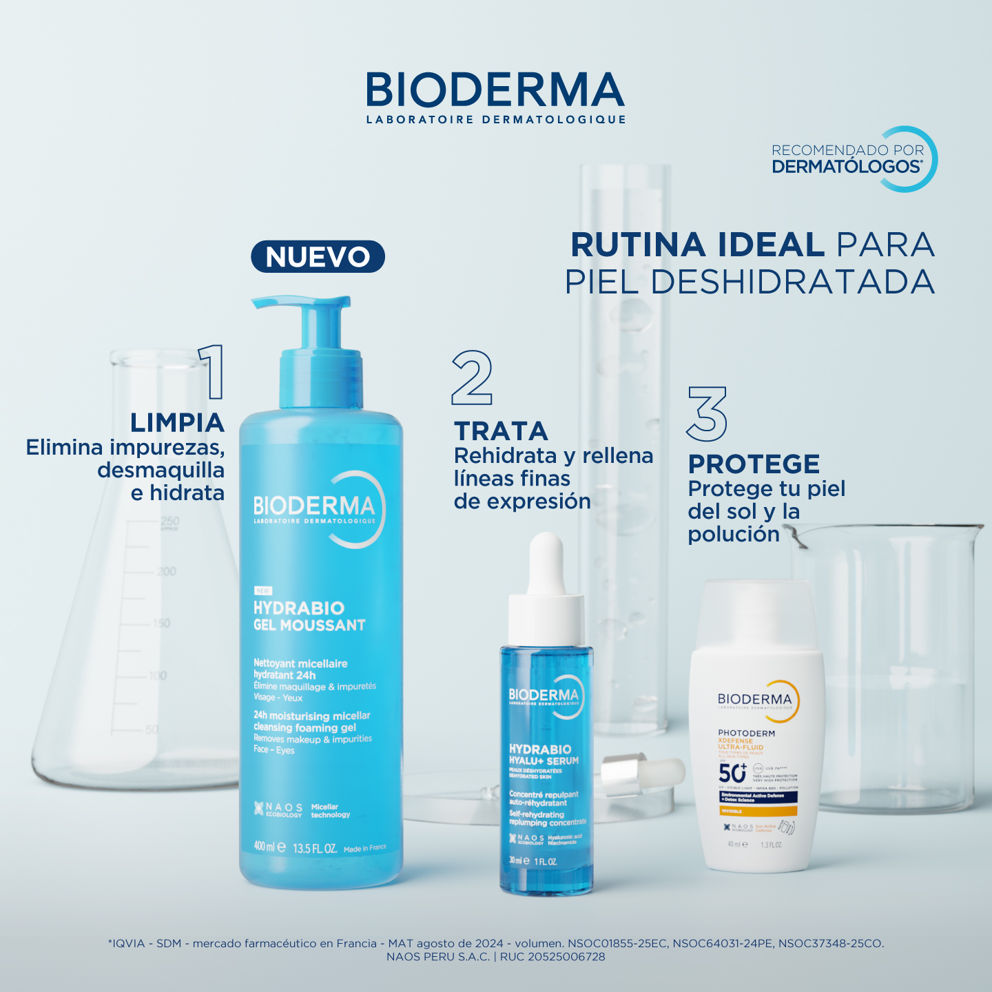 Hydrabio Moussant Gel De Limpieza Bioderma