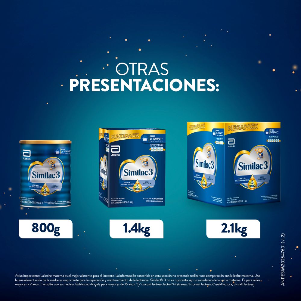 Similac 3 Fórmula Infantil con 5HMO