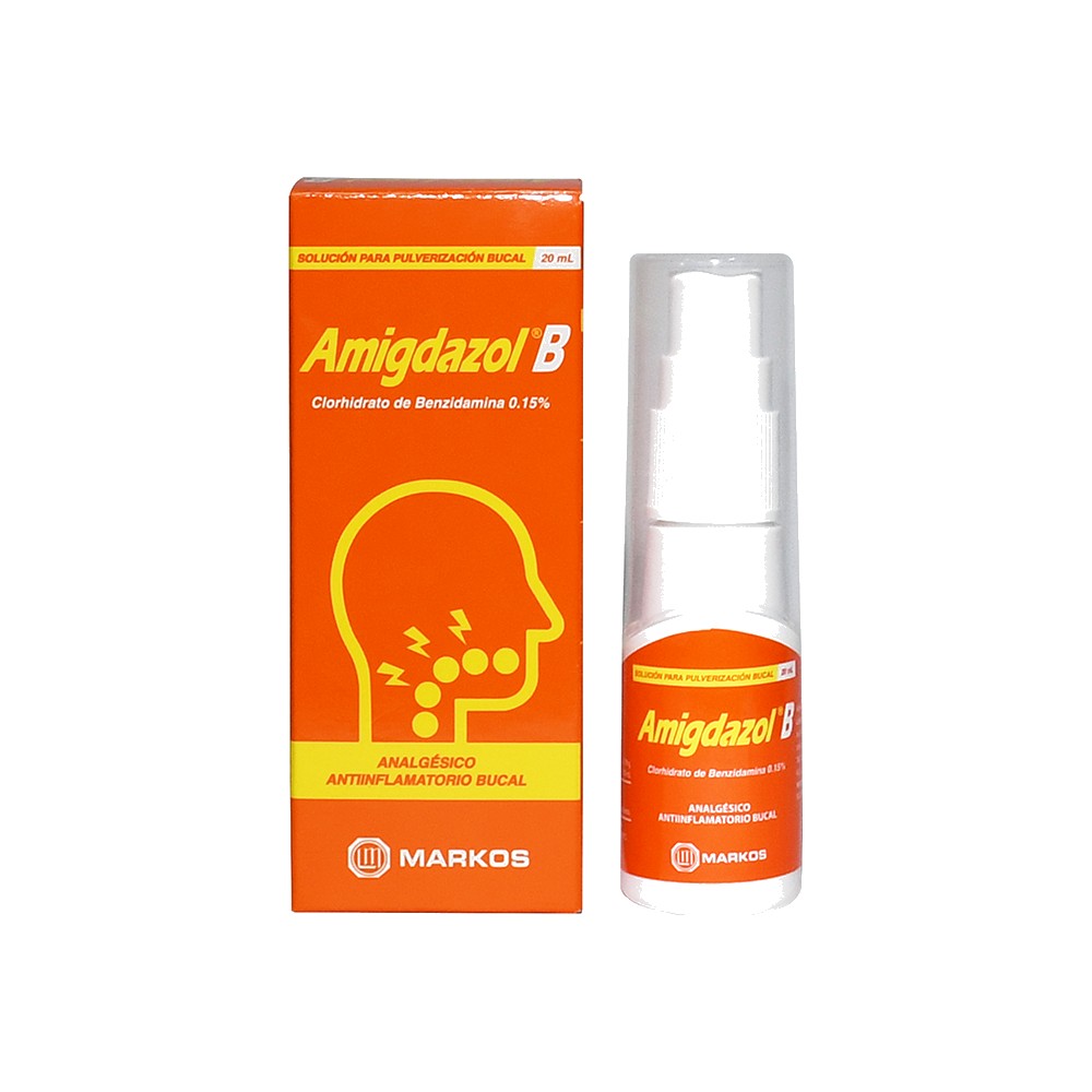 Amigdazol B 0.15% Solución para Pulverización Bucal
