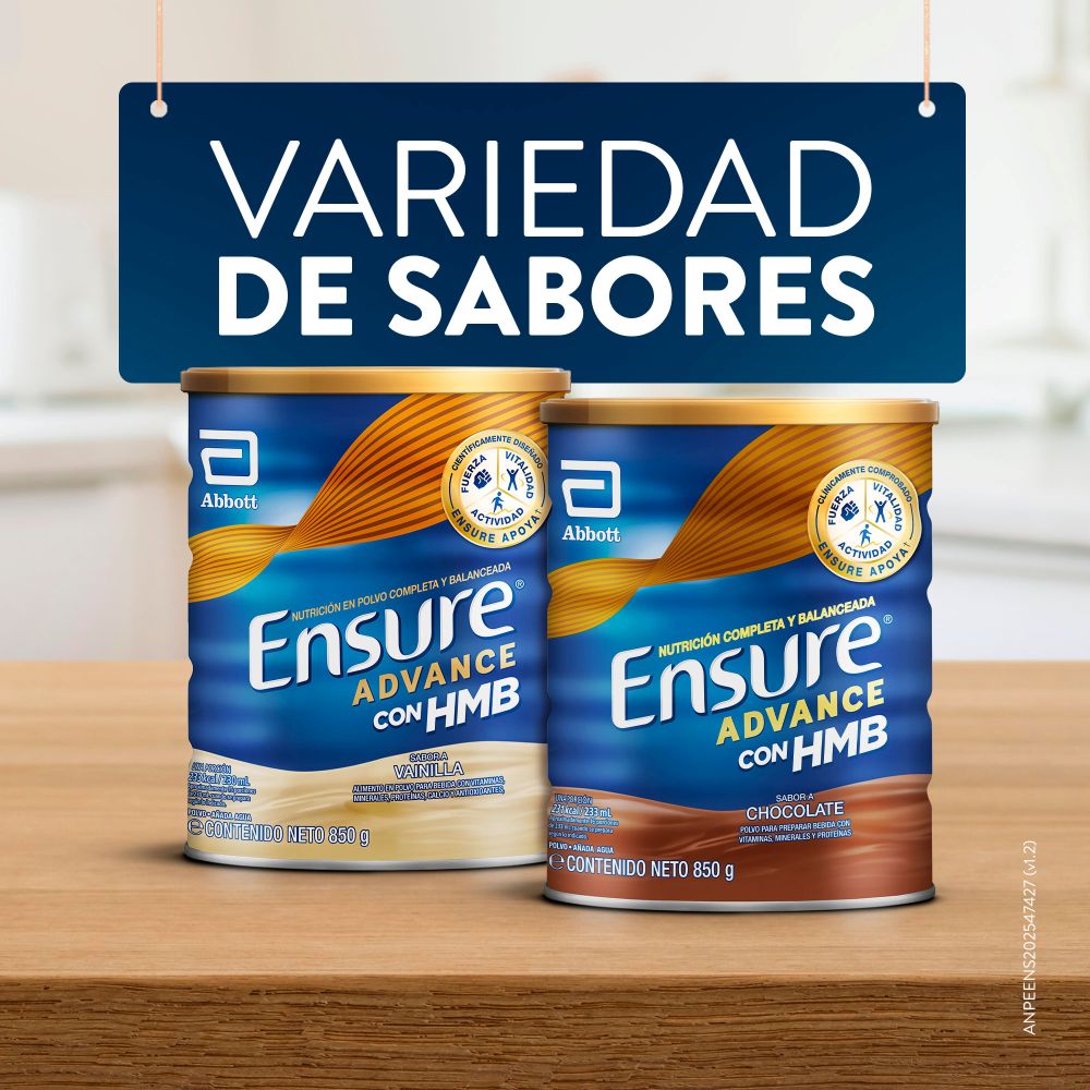 Ensure Advance Suplemento Nutricional Sabor Fresa-Plátano