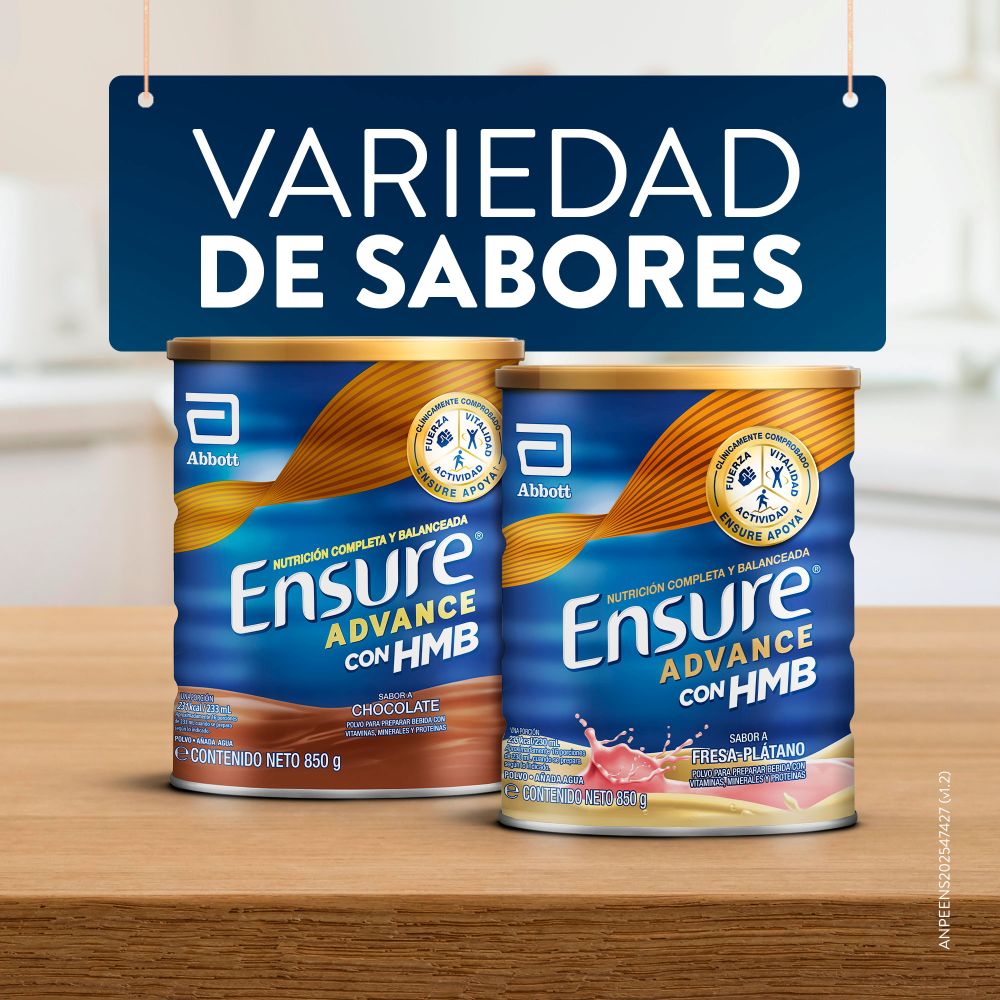 Ensure Advance Suplemento Nutricional Sabor Vainilla
